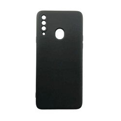 Capa de Silicone para Samsung Galaxy A20s Preto Capa de Silicone para Samsung Galaxy A20s Preto